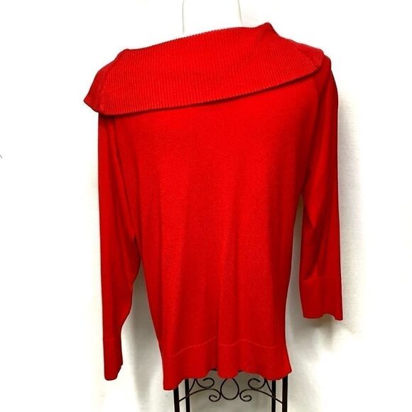 Torrid red cowl neck sweater size 3X - Picture 8 of 16
